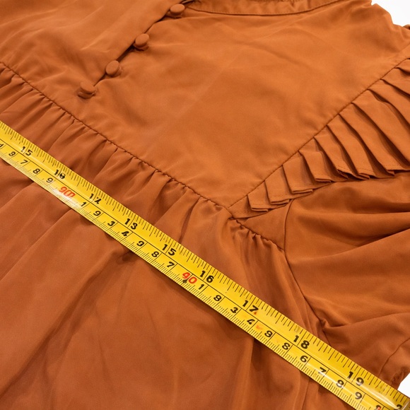 Crosby by Mollie Burch Maisie Tiered Tie-waist Mini Dress – Romantic Cottagecore - Picture 8 of 11